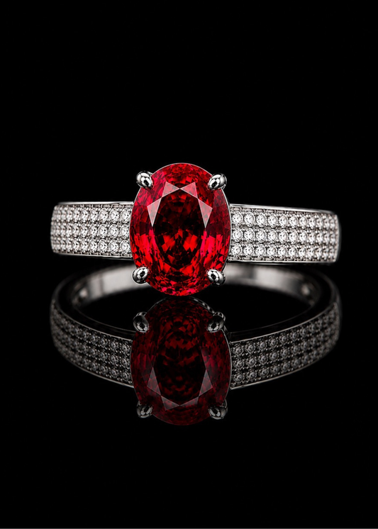 Eternal Scarlet Ruby Ring