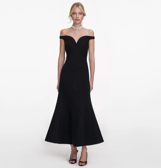 Éléanor Off Shoulder Mermaid Dress