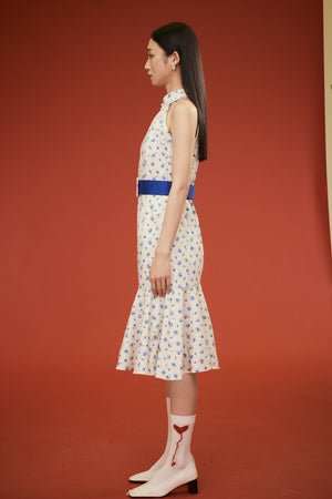 Jing Halter Cotton Cheongsam Dress