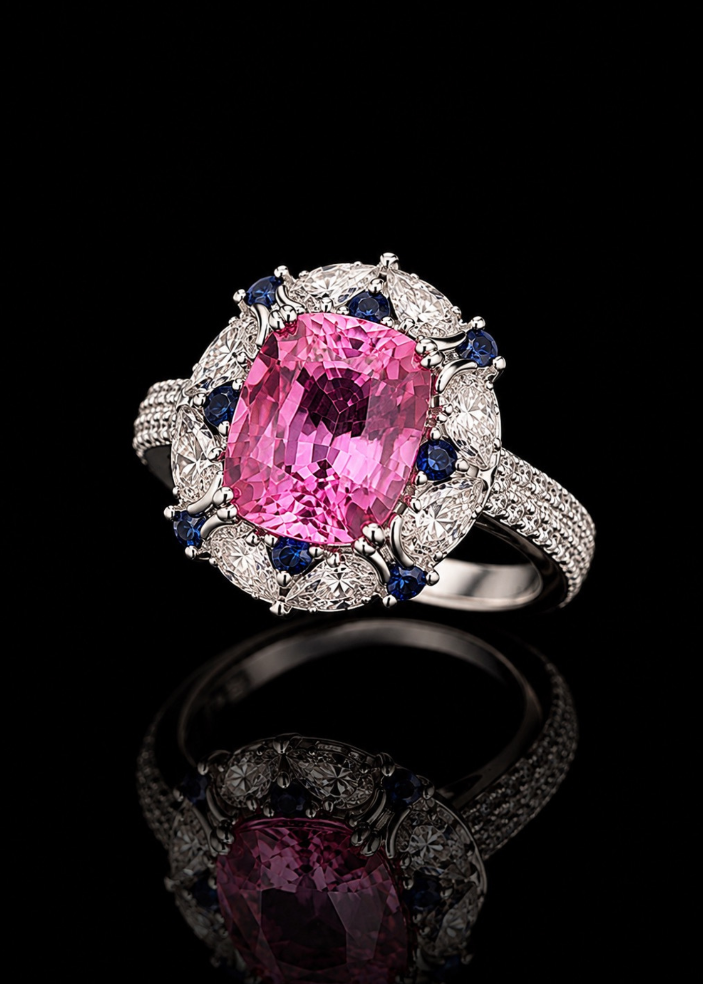 Lilac Royale Lab Grown Sapphire Ring