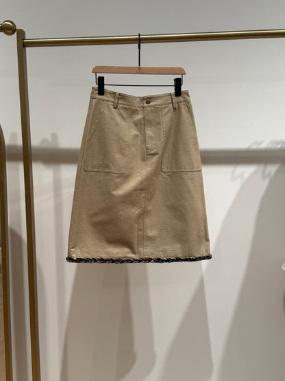 Abigail Trimming Midi Skirt