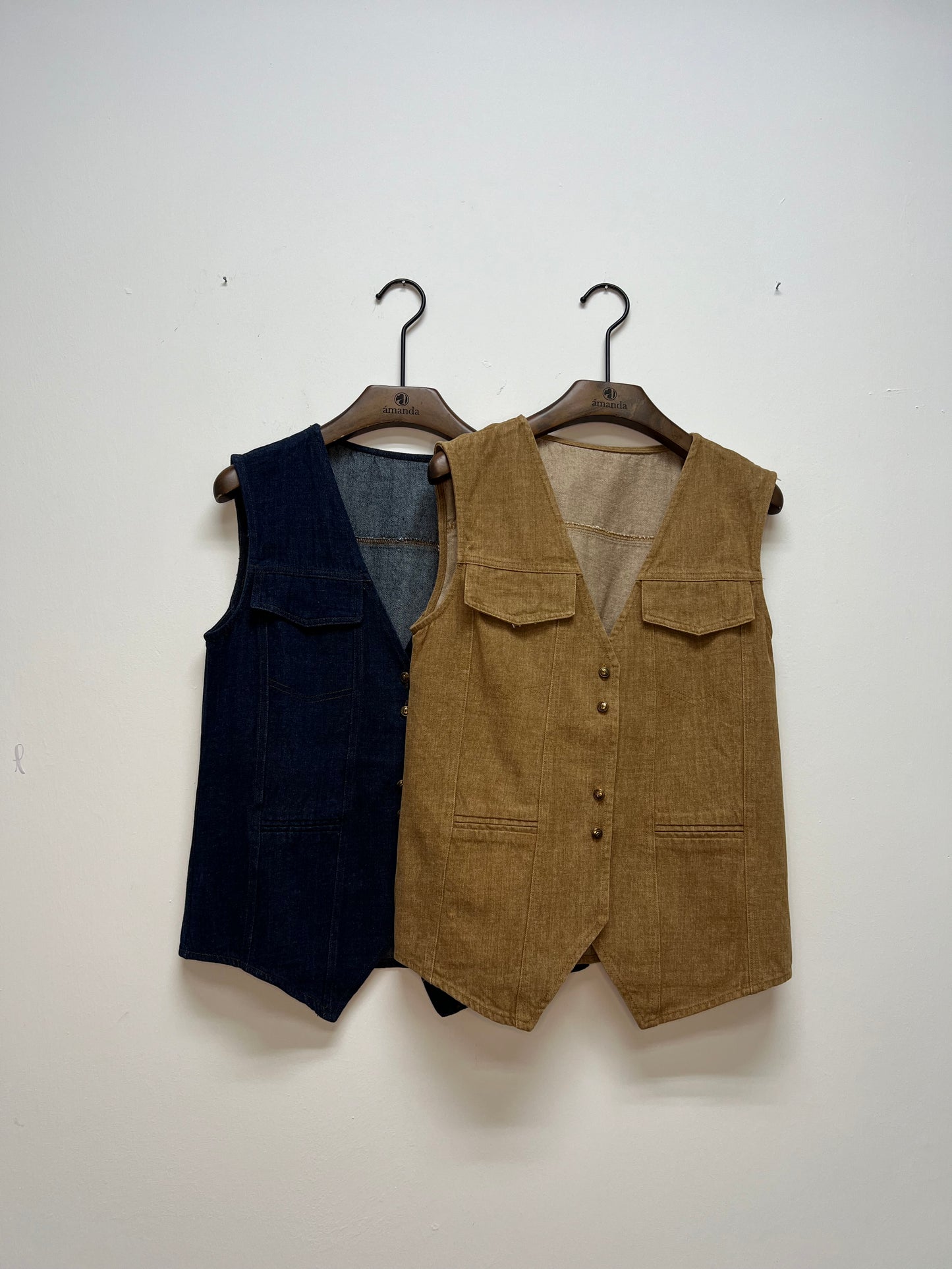 Tessa Denim Vest & Mini Skirt Set