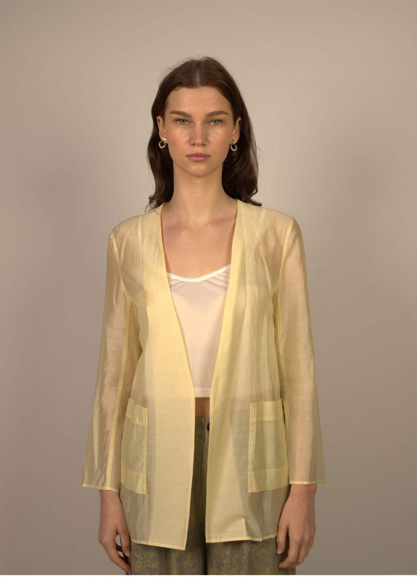 Aitana Doble Pocket Silk Blazer