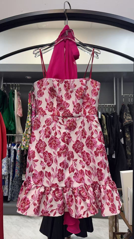 [Bespoke]Shu Silk Embossed Mini Dress