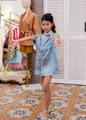 [Bespoke]Yu Xuan Lotus Sleeve Mini Cheongsam - Kids
