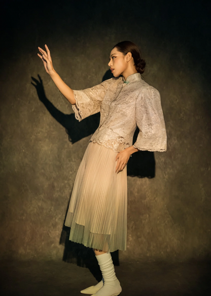 [Bespoke] YueYue Pleated Skirt