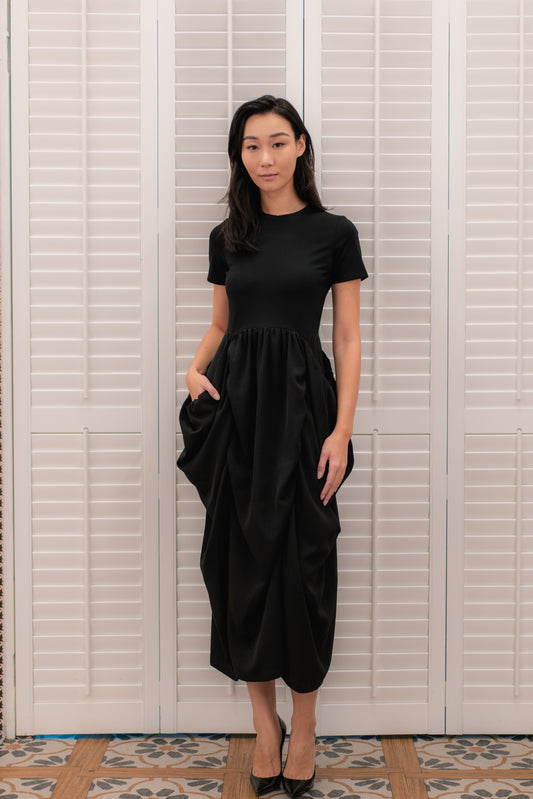 Arianna Dripped Dress