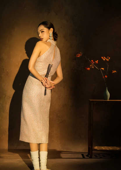 [Bespoke] YaLei Halter Neck Cheongsam