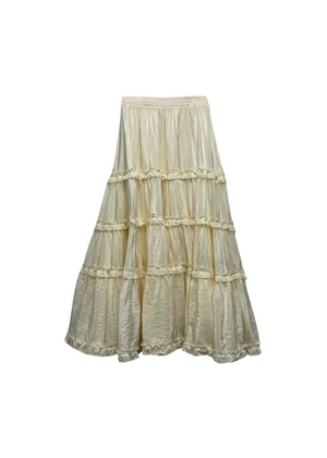 Christa Elastic Waist Flare Skirt