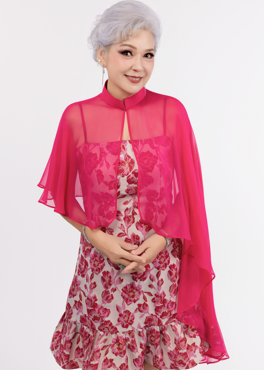 [Bespoke]Shu Silk Embossed Mini Dress