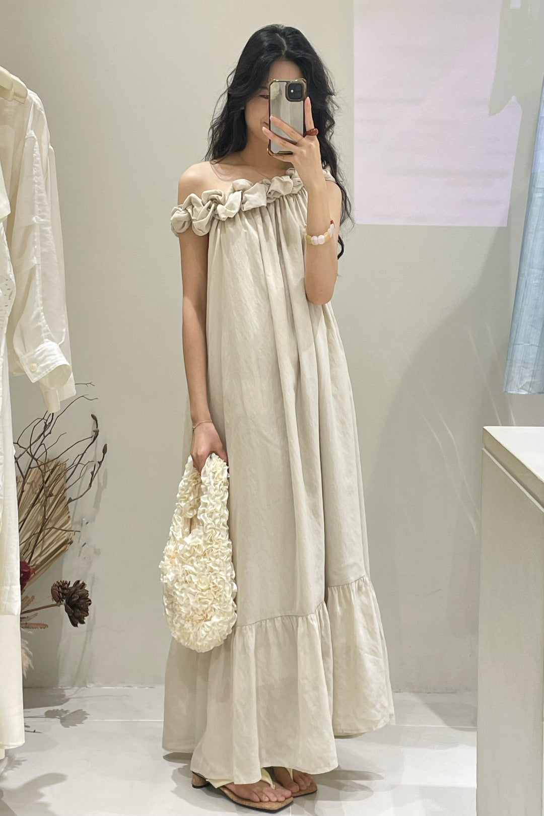 Dara Off Shoulder Maxi Dress