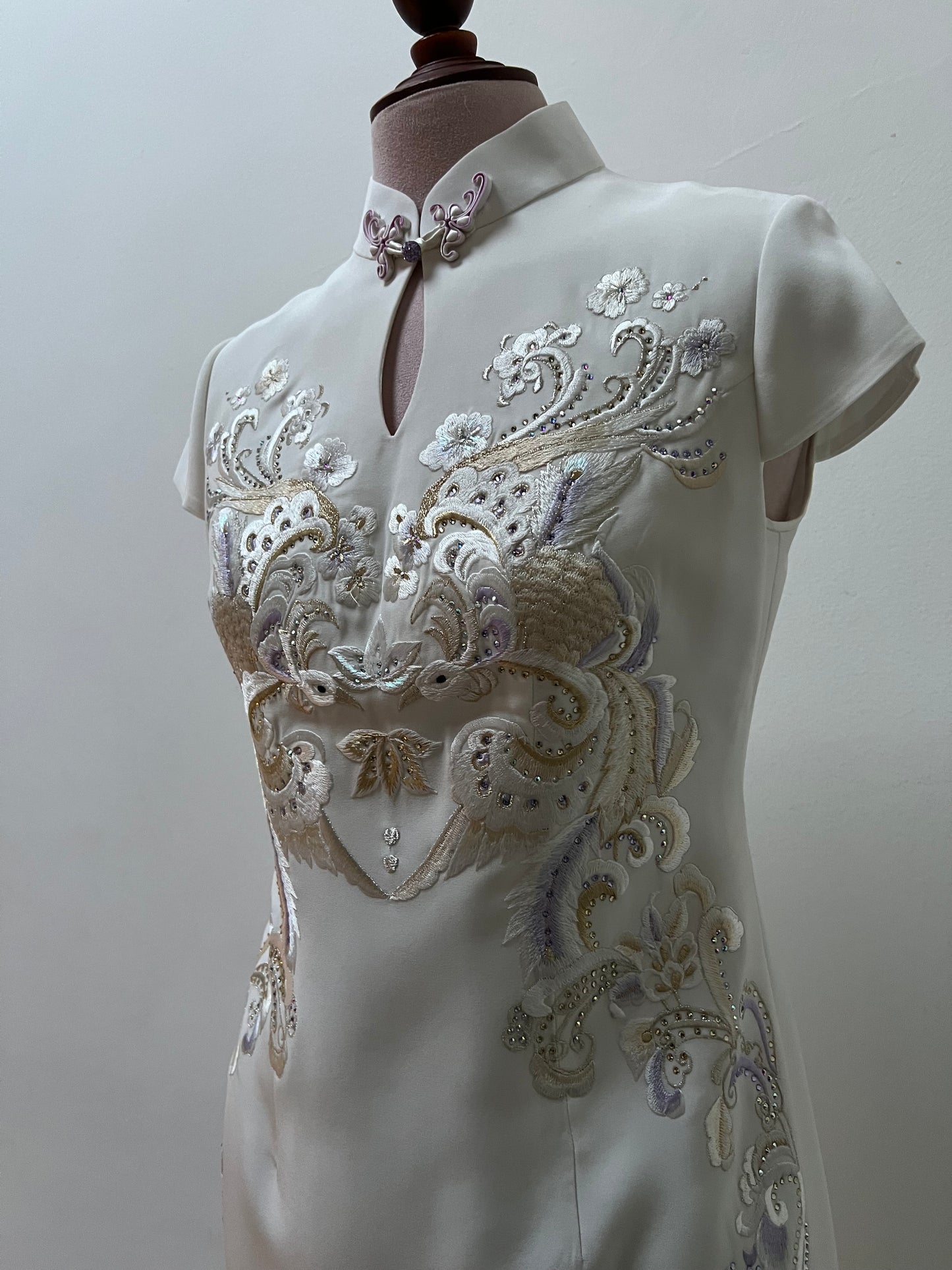 Eu-Meh Feng Huang Emboidary Cheongsam