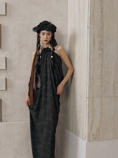 [Pre-Order] Oakley Halter Neck Driped Dress