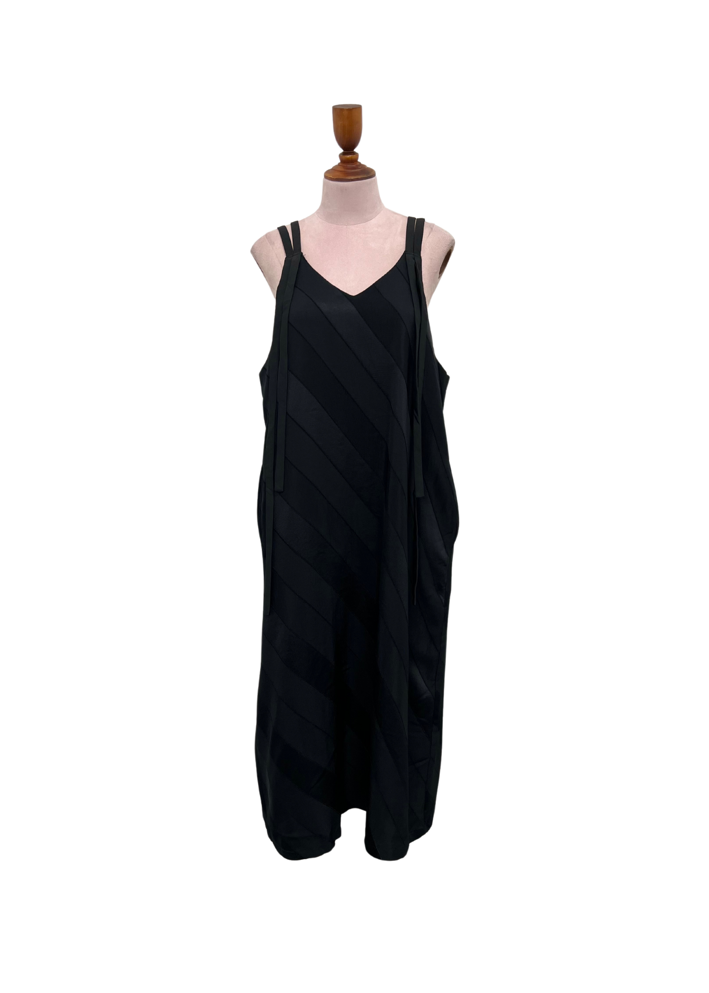 Ausha V Neck Strap Dress