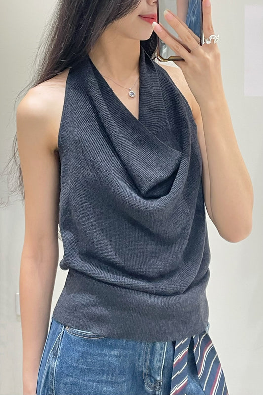 Odora Halter-Style Sleeveless Top