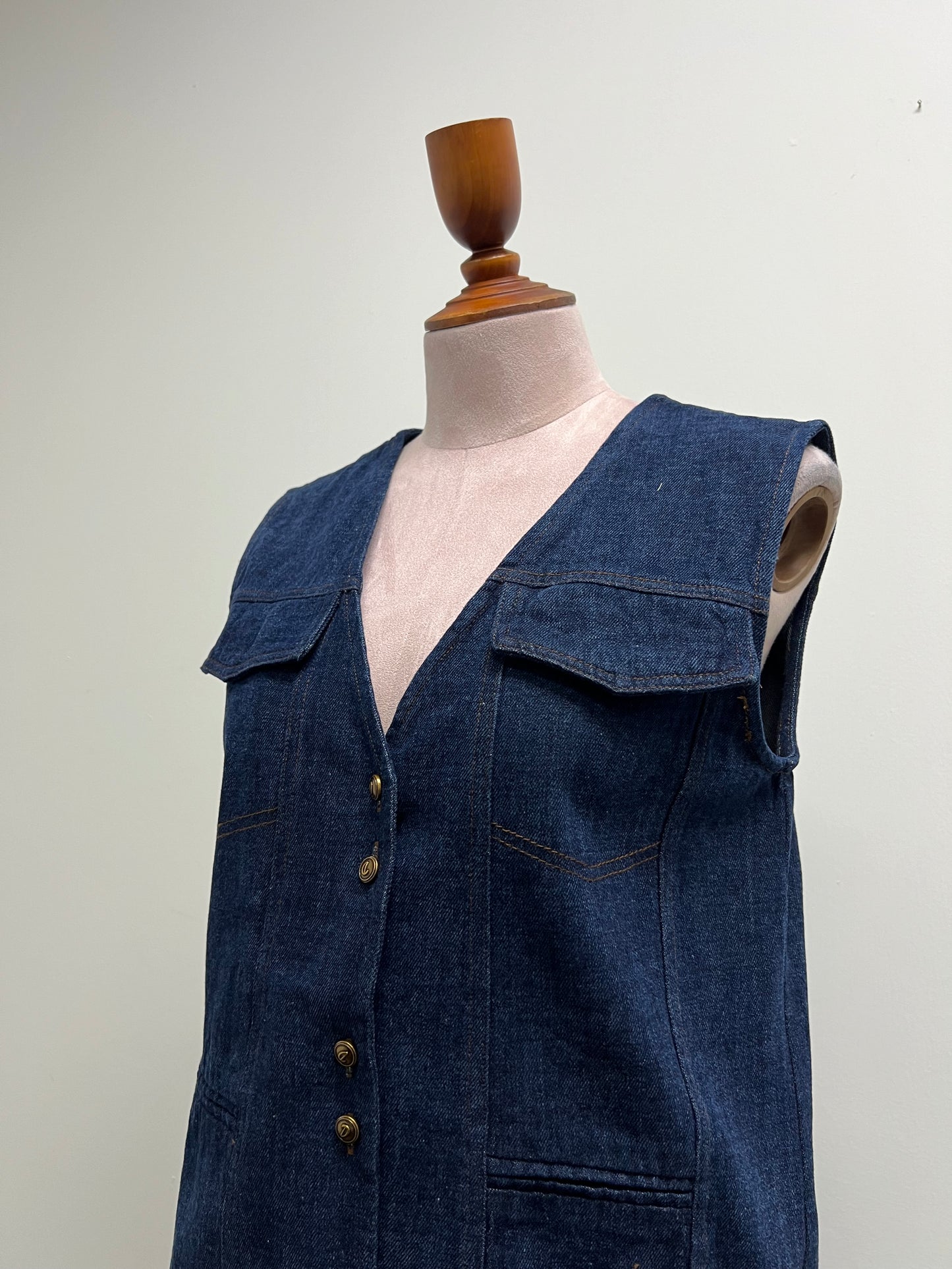 Tessa Denim Vest & Mini Skirt Set