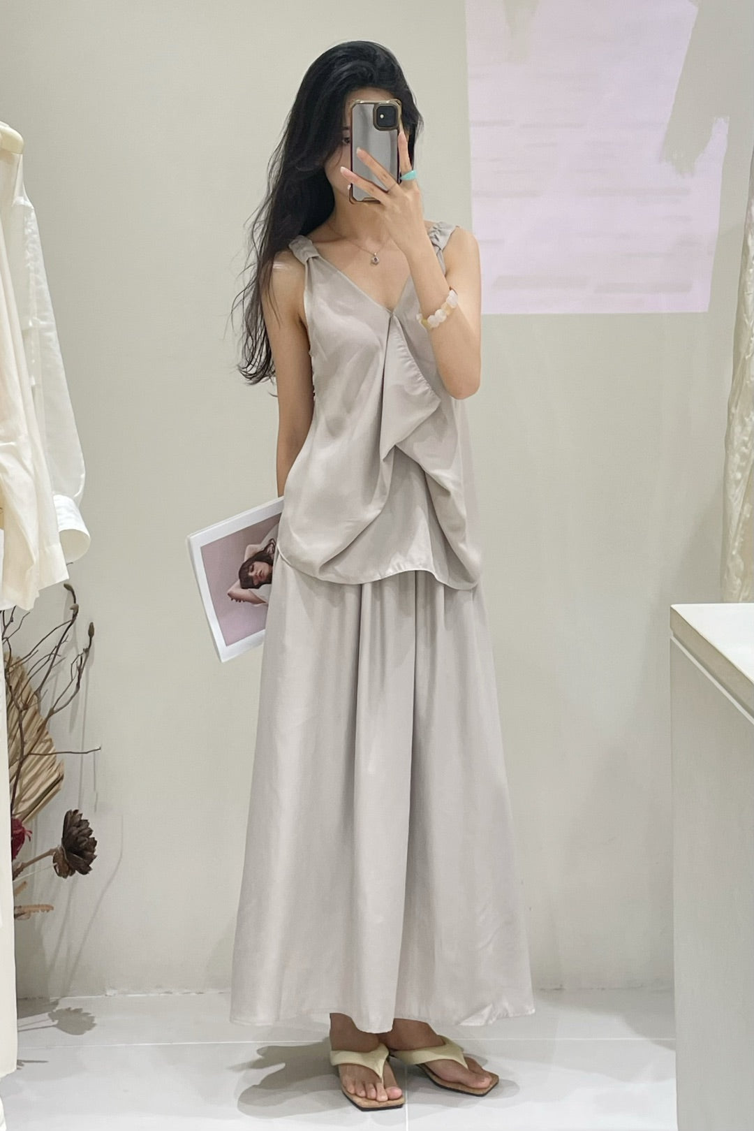 Azalea Elastic Waist Round Skirt