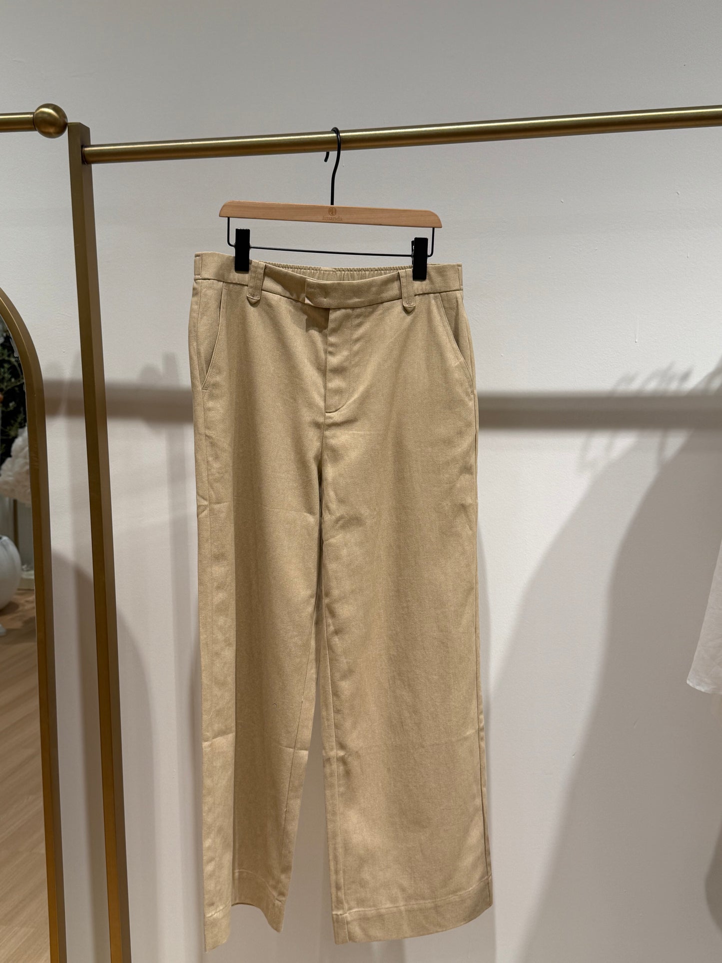 Arabella Linen Straight Leg Pant