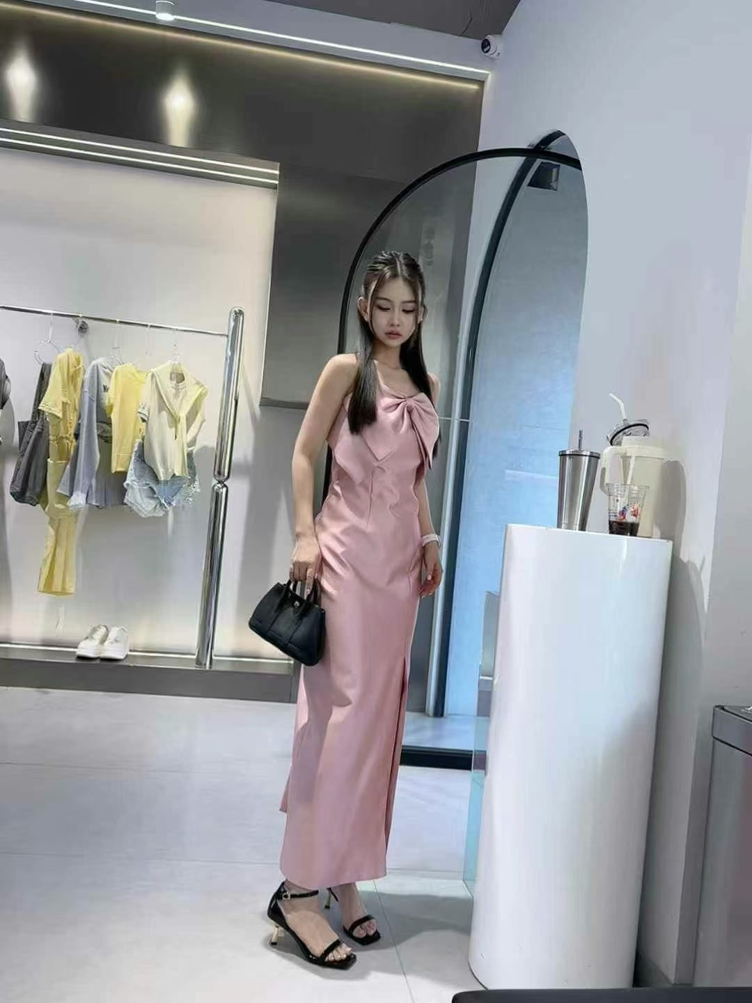 Annika Front Ribbon Sleeveless Dress