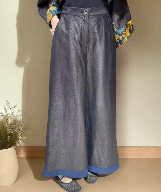 Yue Mulberry Silk Fold Up Pant