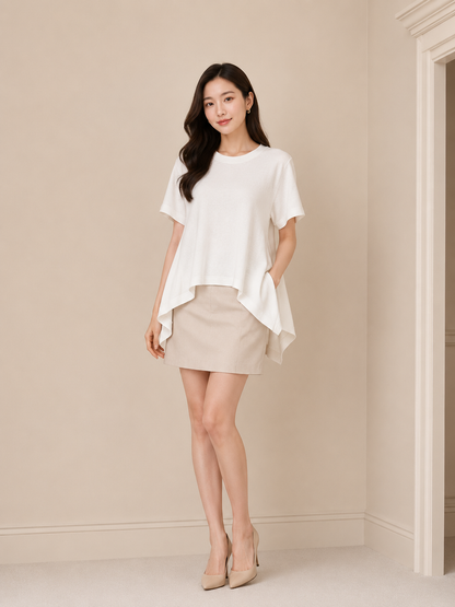 Asymmetrical Round Top
