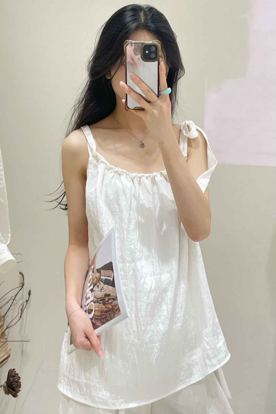 Odora Twist Front Sleeveless Top
