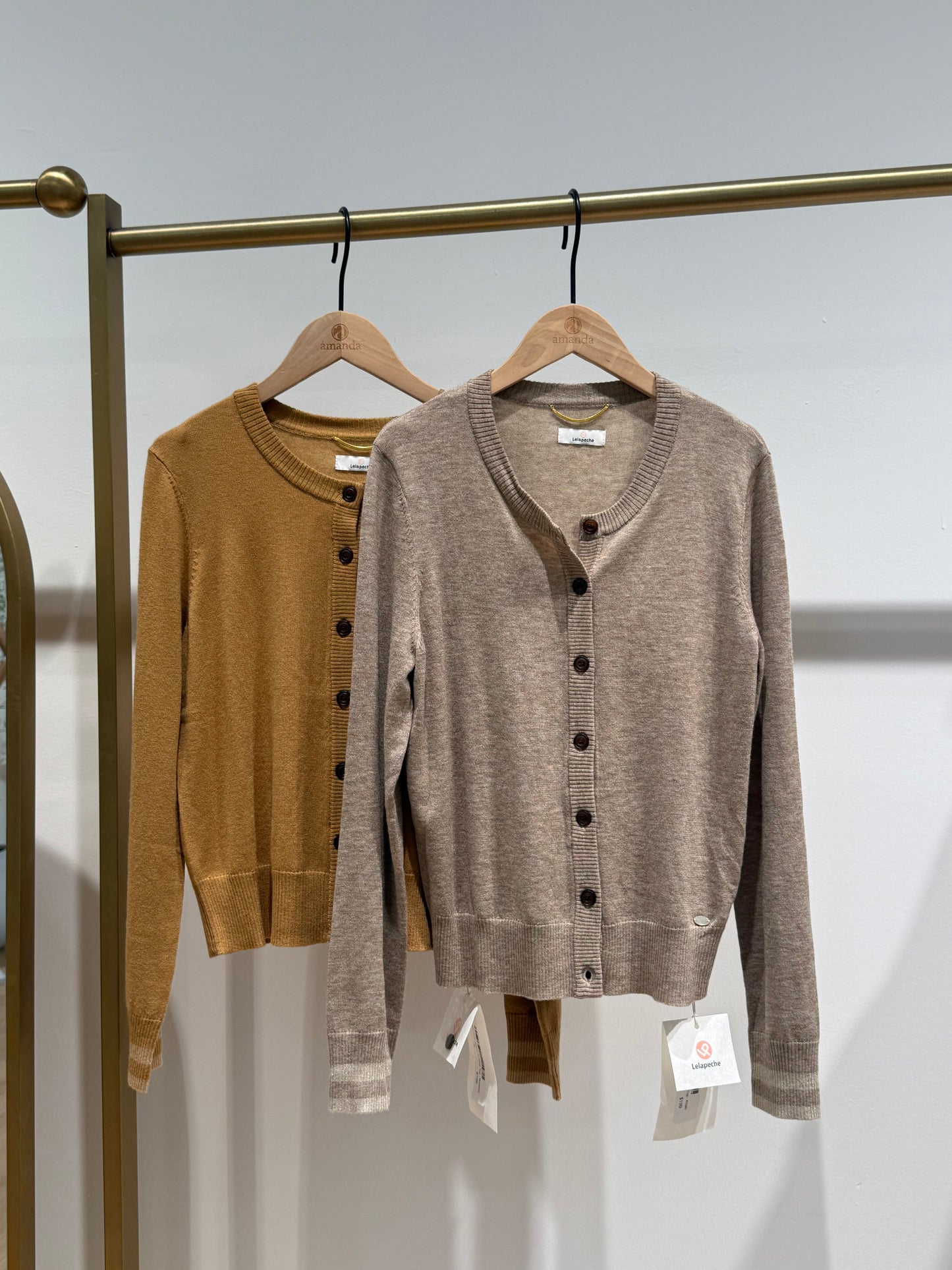 Adeline Front Button Knitting Top