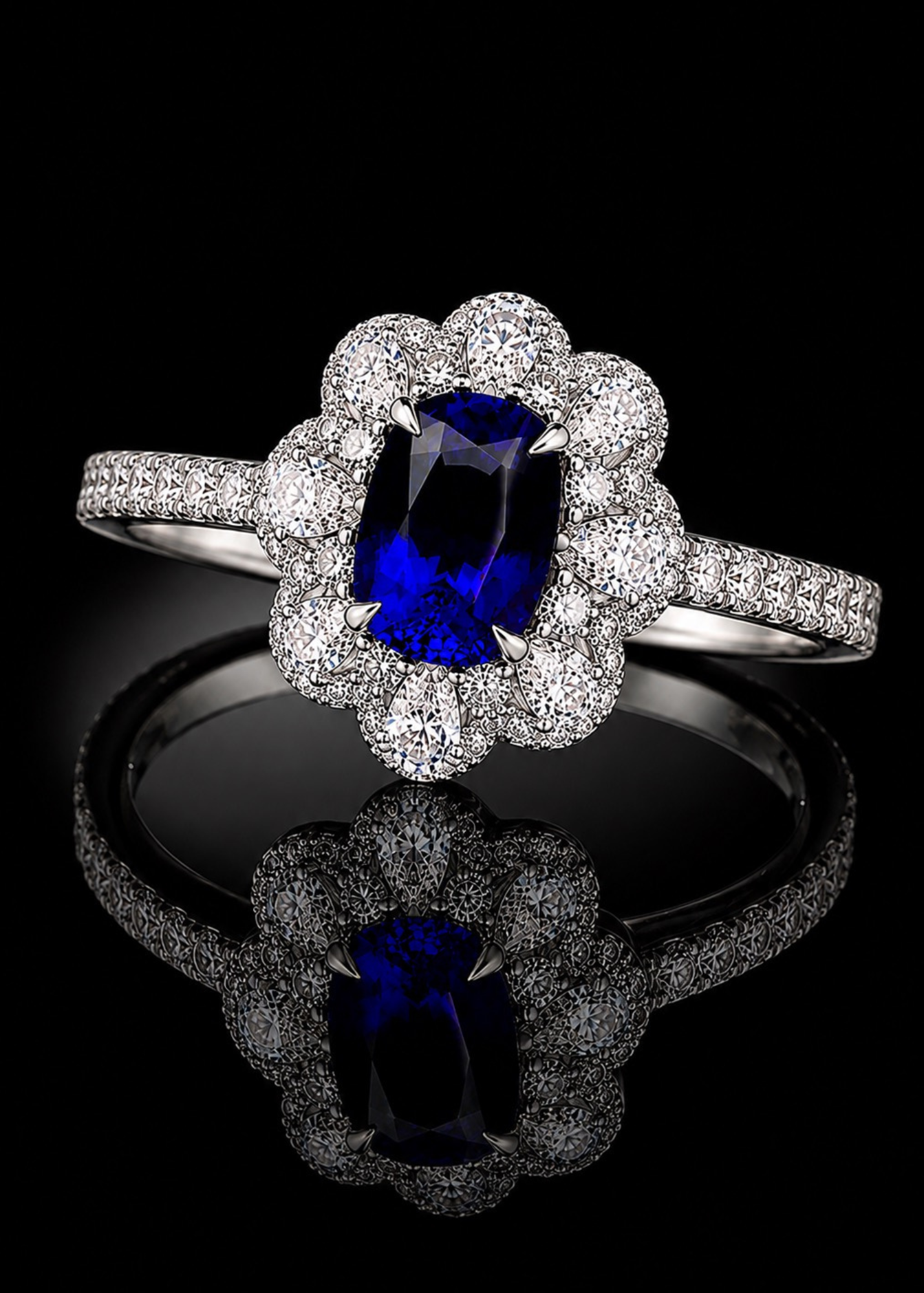 Étoile Azure Sapphire Rings