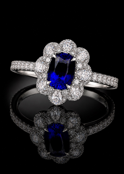 Étoile Azure Sapphire Rings