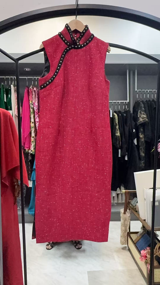 [Bespoke] Shan Sleeveless Cheongsam