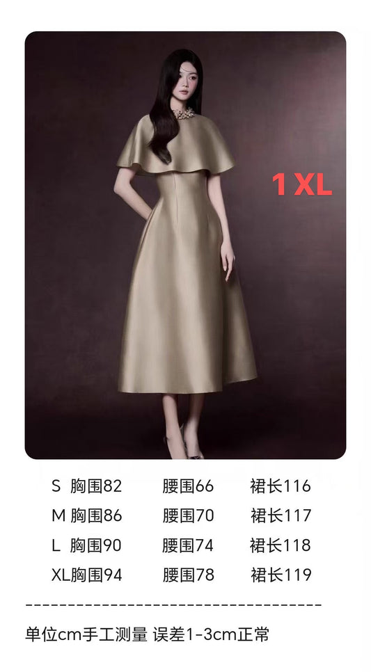 Camille Princess Gown with Cape