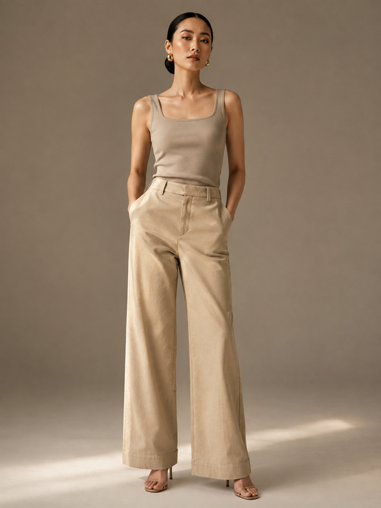 Arabella Linen Straight Leg Pant