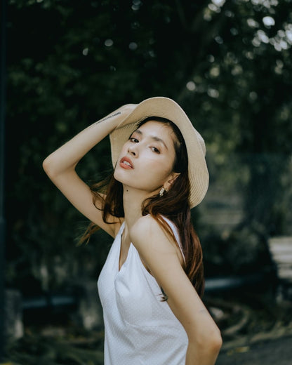 [Custom Made] Fleur V Neck Sleeveless Maxi Dress