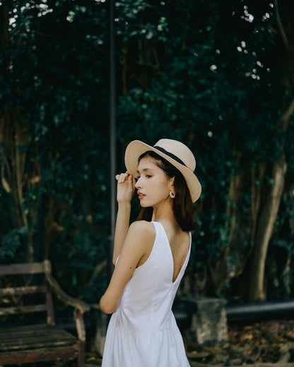 [Custom Made] Fleur V Neck Sleeveless Maxi Dress
