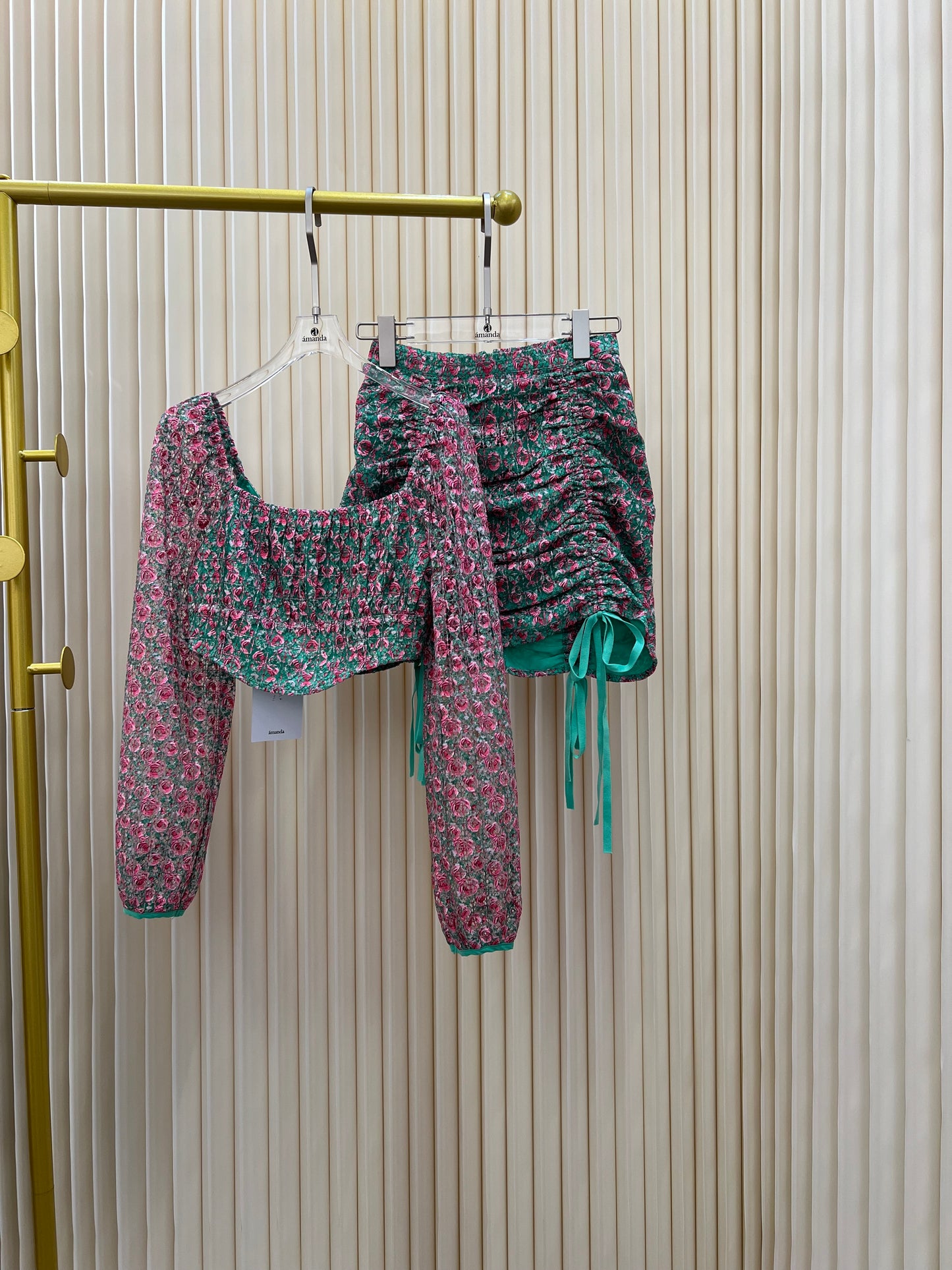 [BESPOKE] Tove Crop Top & Mini Skirt Set