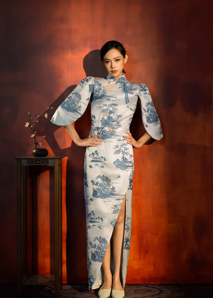 [Bespoke] YingLu Front Slit Cheongsam
