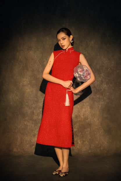 [Bespoke] Shan Sleeveless Cheongsam