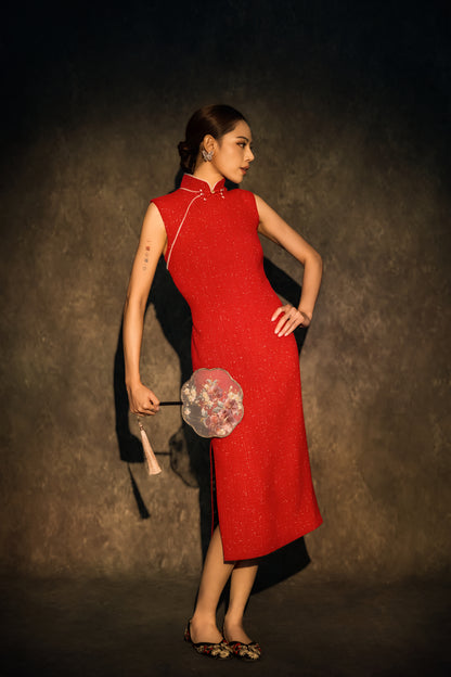 [Bespoke] Shan Sleeveless Cheongsam