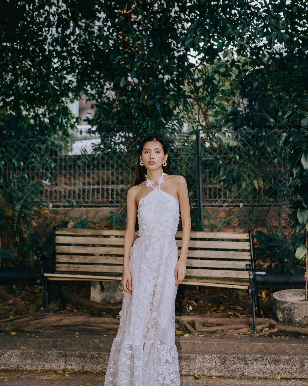 [Custom Made] Brea Halter Neck Maxi Dress
