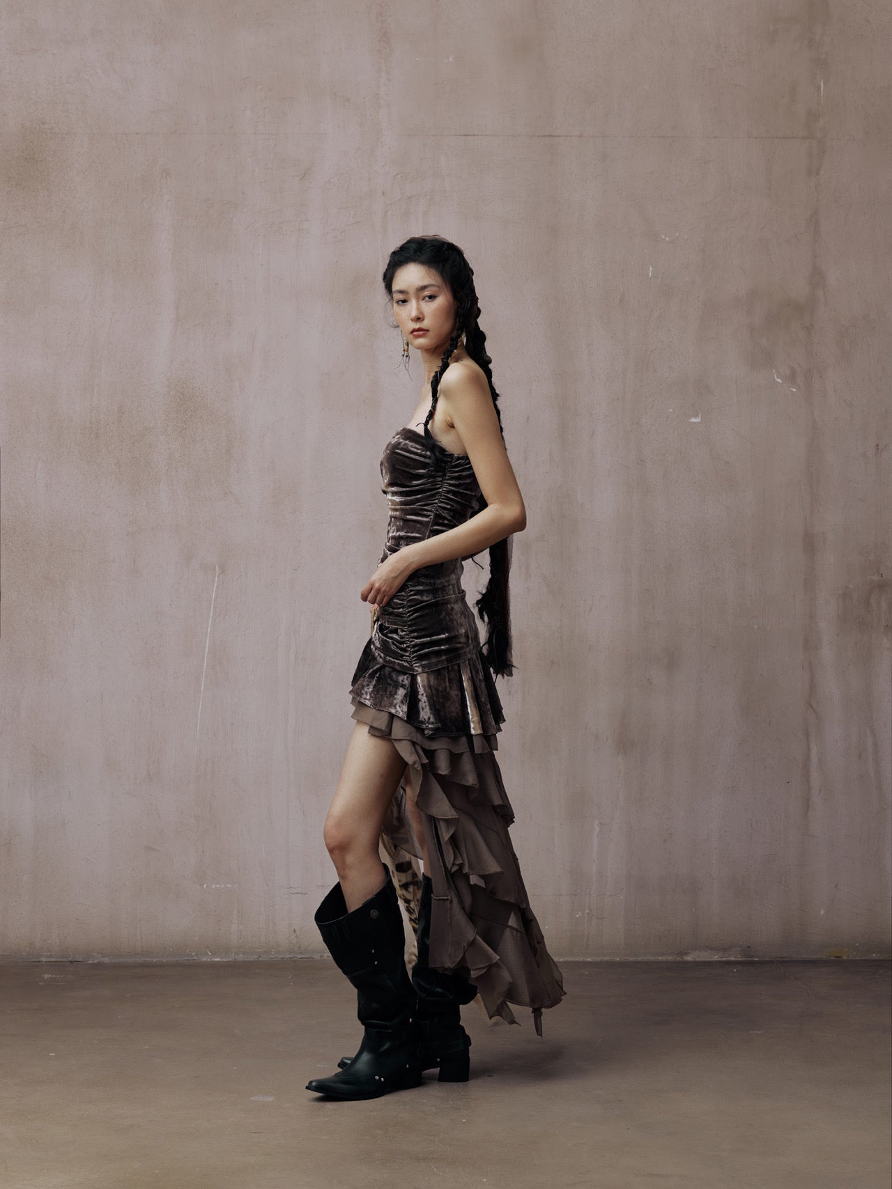 Viola Tube Asymmetrical Dress