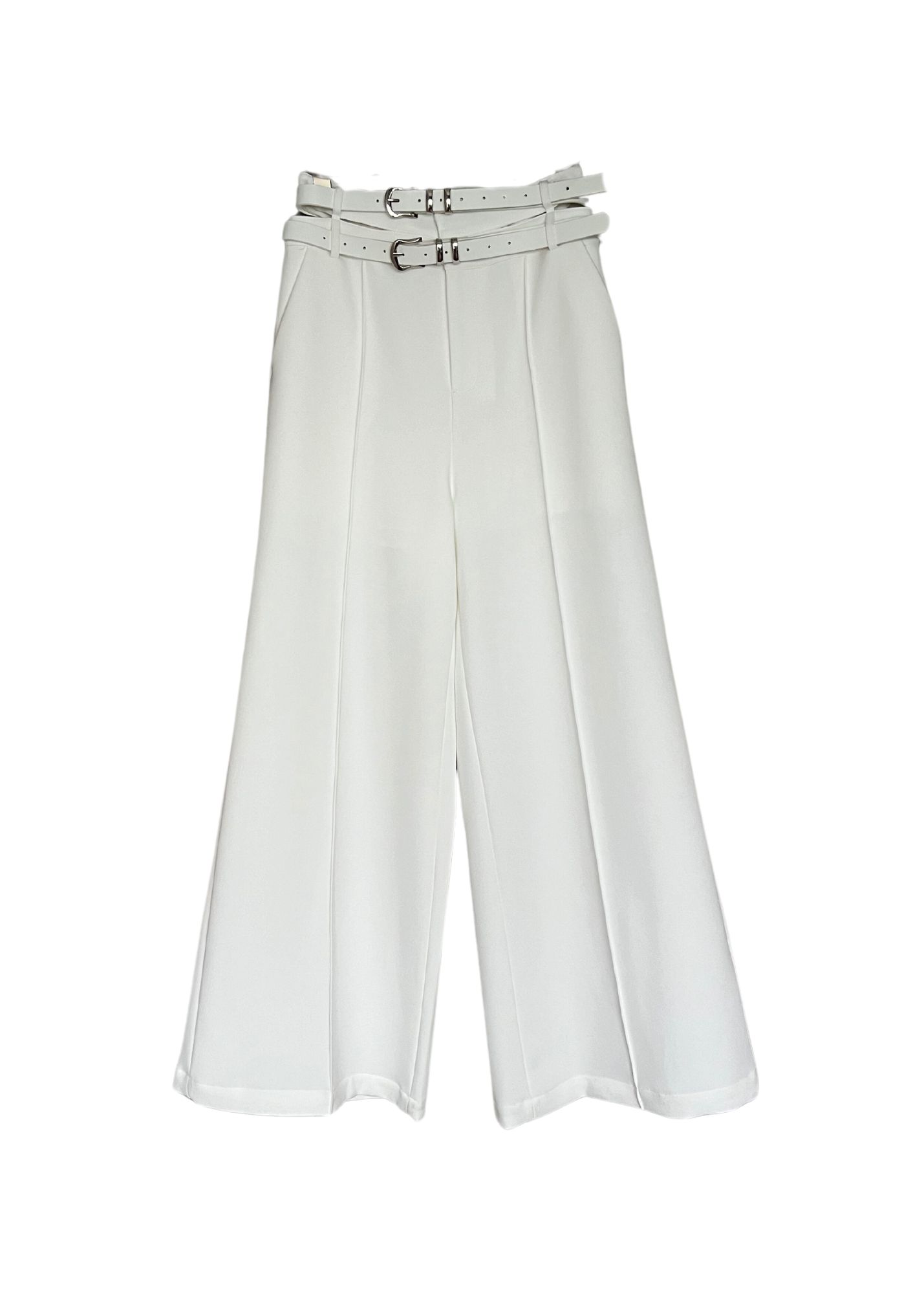 Josie Double Belt Wide Leg Pant