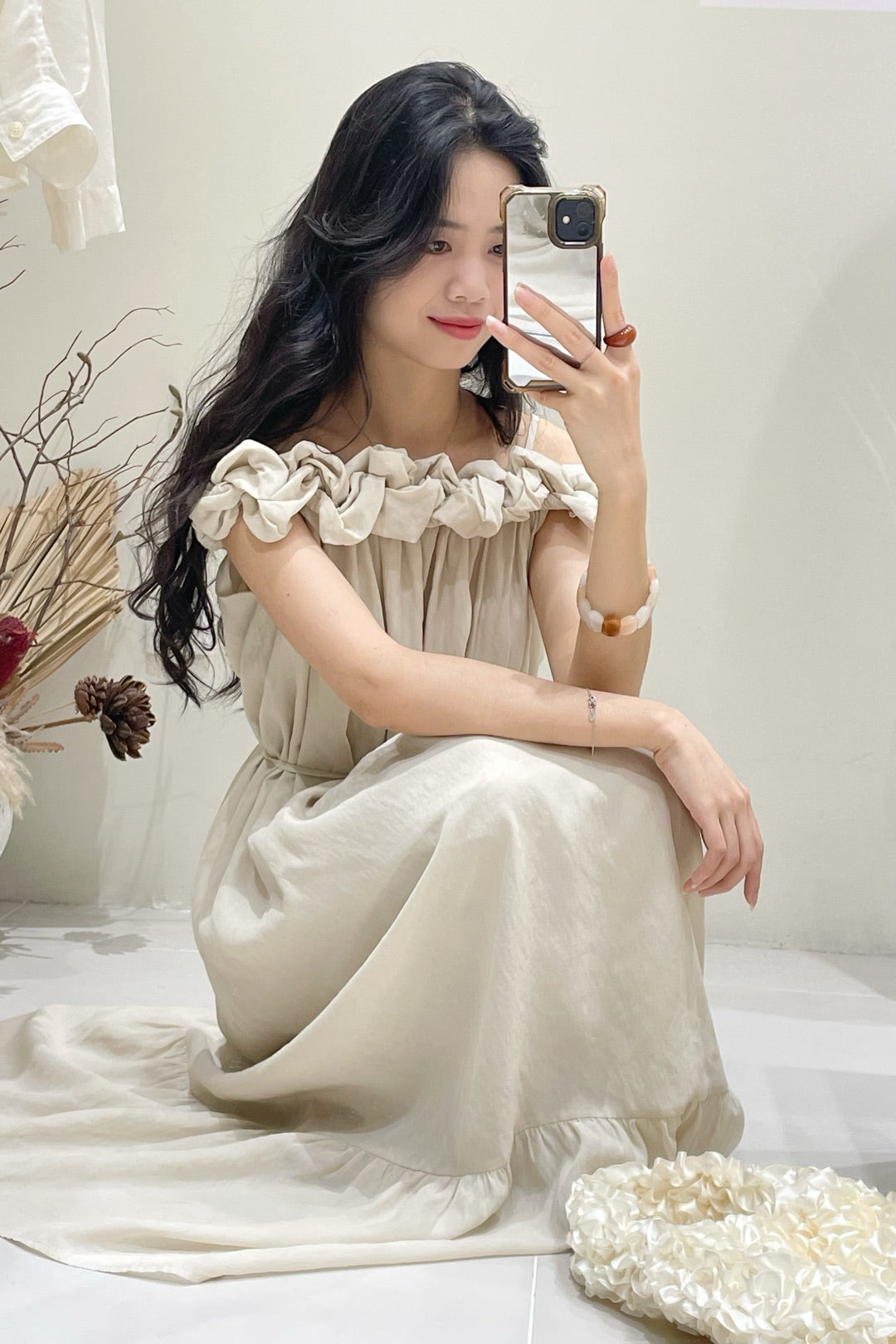 Dara Off Shoulder Maxi Dress