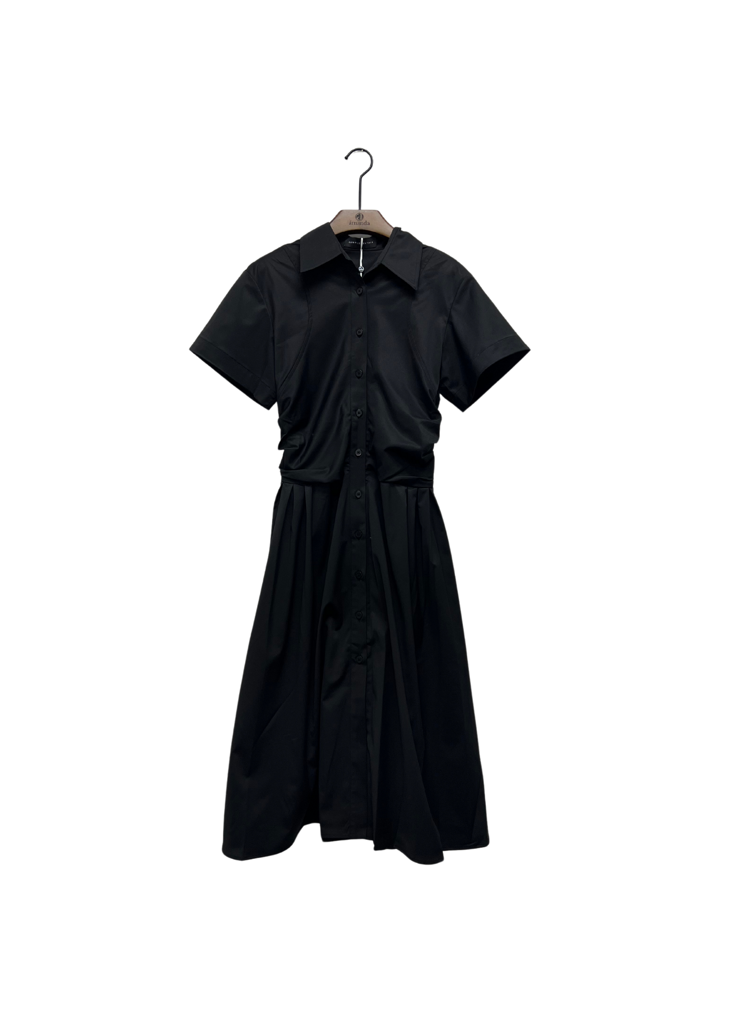 Julane Ruched Waist Shirt Dress