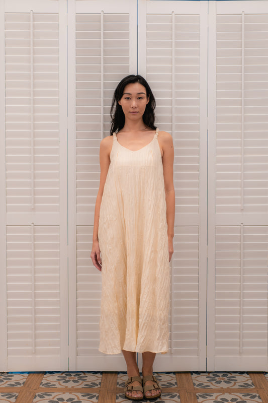 Ludovica Twist Sleeveless Maxi Dress
