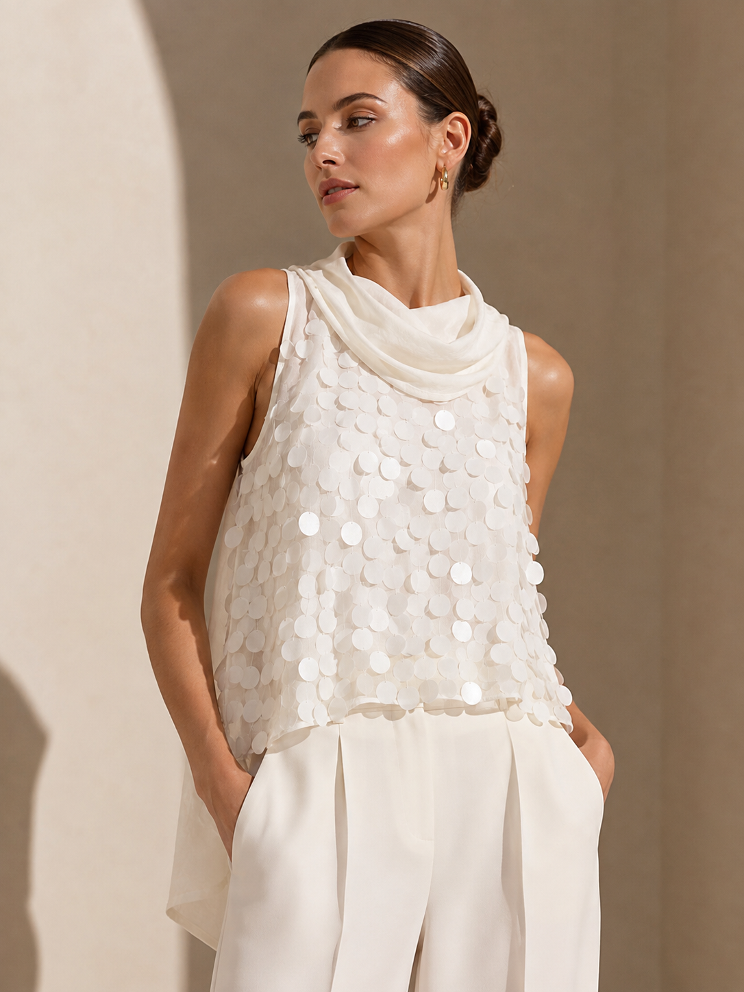 Emelia Sequin Sleeveless Top
