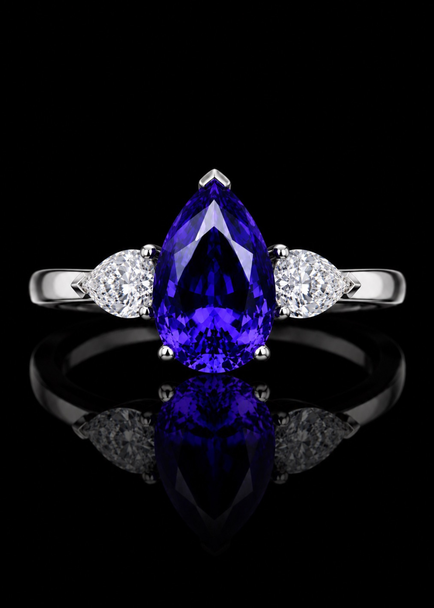Midnight Aurora Lab Grown Sapphire Ring