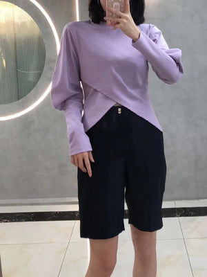 Aurelia Asymmetrical Sweater Top