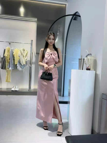 Annika Front Ribbon Sleeveless Dress