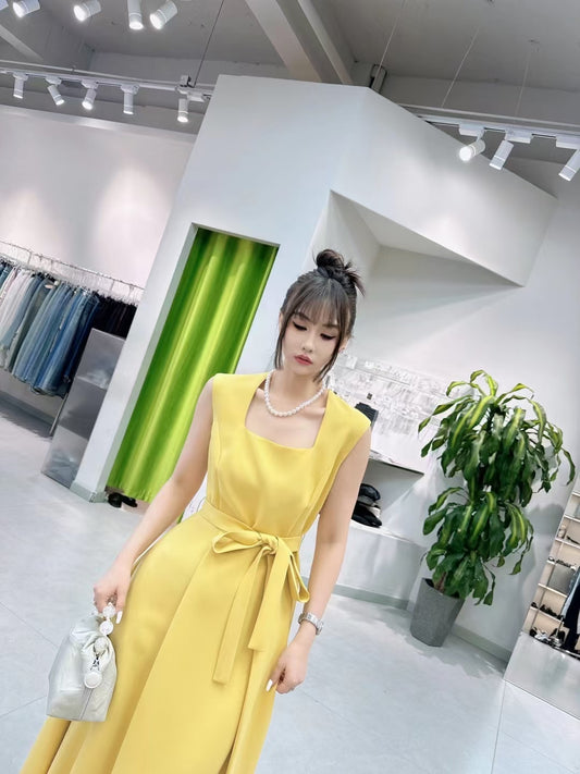 Marlee Front Pleated Maxi Dress