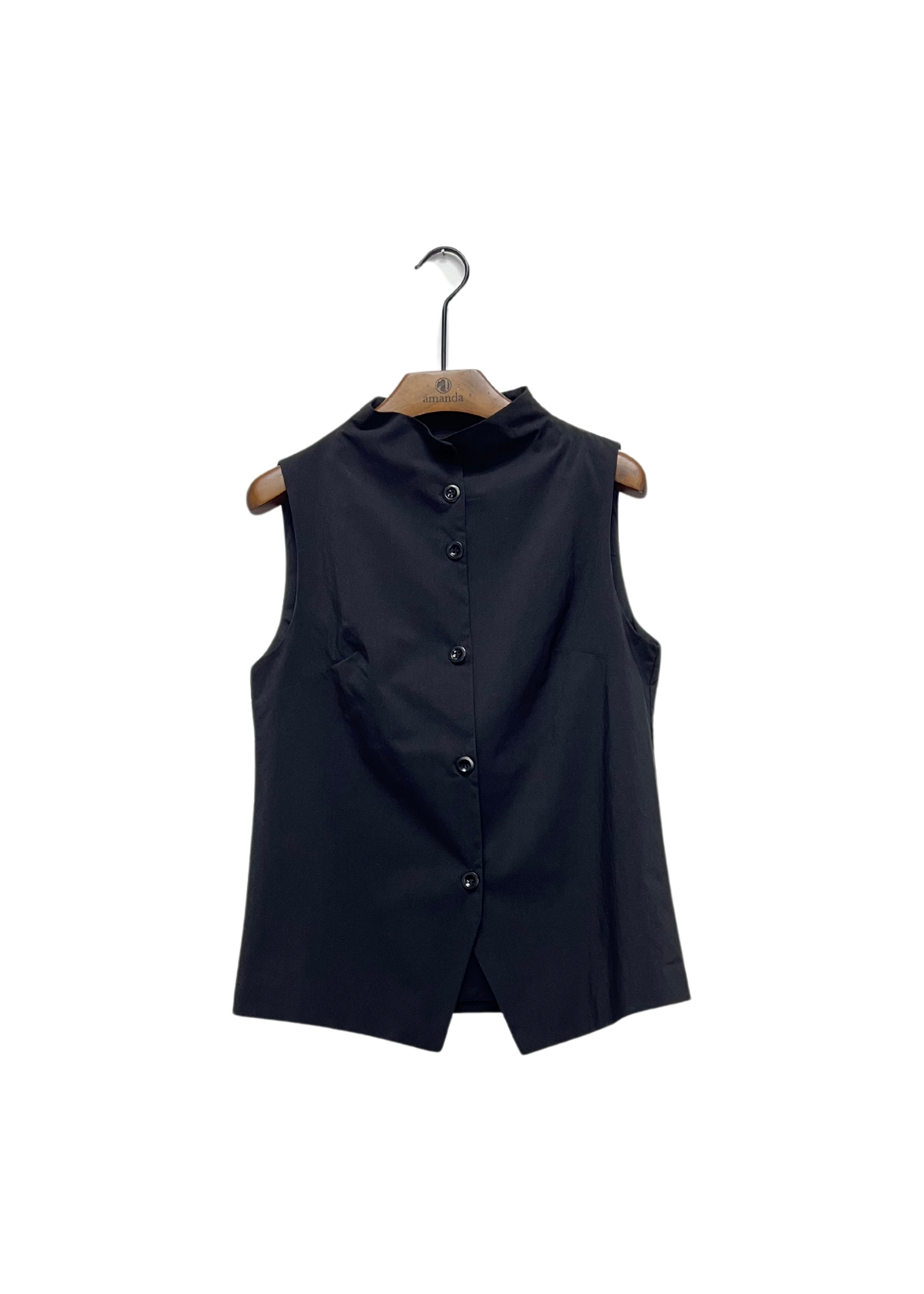 Serena Front Buttons Sleeveless Top